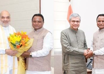 ଶାହ, ବୈଷ୍ଣବଙ୍କୁ ଭେଟିଲେ ମୋହନ