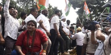 ଇଣ୍ଡିଆ ବ୍ଲକ୍‌ ପକ୍ଷରୁ ବିଶାଳ ବିକ୍ଷୋଭ